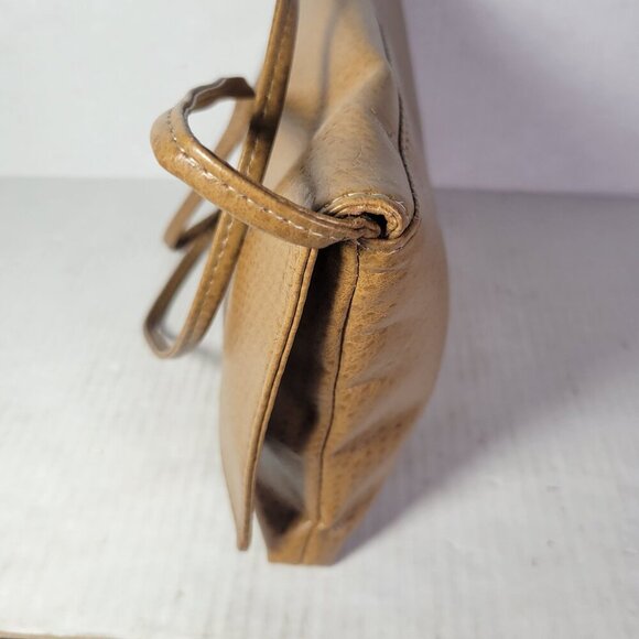 Vintage Tan Faux Leather Swafford Originals Shoulder Crossbody Clutch Bag - Picture 7 of 7